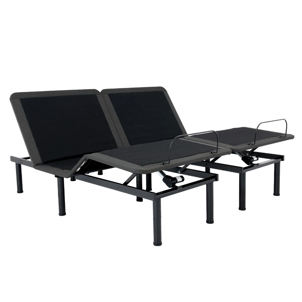 King Size Flex Head Quick Assembly Adjustable Bed Frame. Picture 1