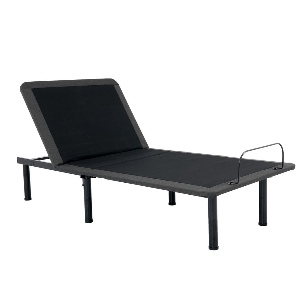 Twin Size Quick Assembly Adjustable Bed Frame with Voice Activated Controls. Picture 2