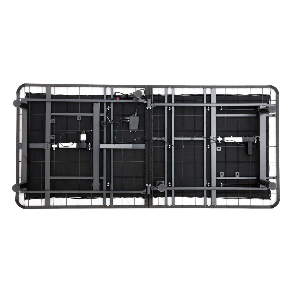 Twin Size Quick Assembly Adjustable Bed Frame with Voice Activated Controls. Picture 4