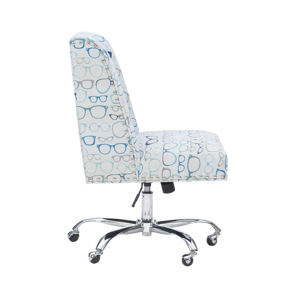Draper Office Chair, Glasses Print. Picture 6