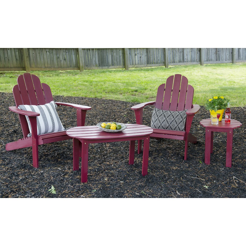 Adirondack Red Coffee Table. Picture 2
