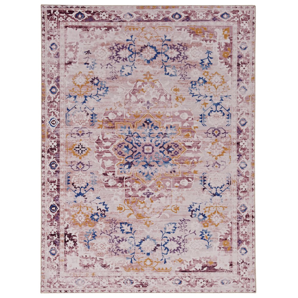 Washable Micah Pink/Gold 5x7, Rug. Picture 3