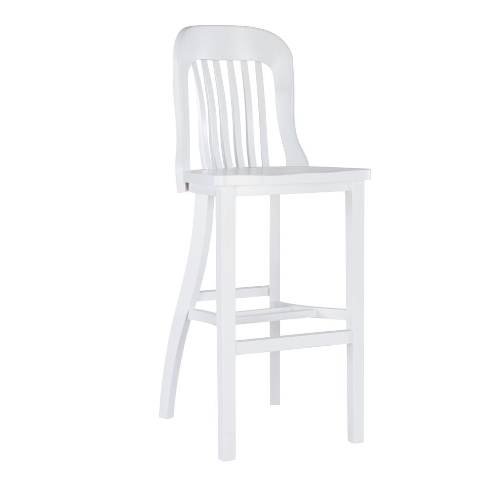 Maylen Barstool White Set Of 2. Picture 1