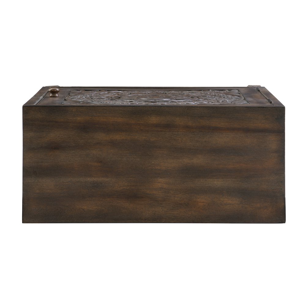 Grace Accent Cabinet Dark Brown. Picture 9