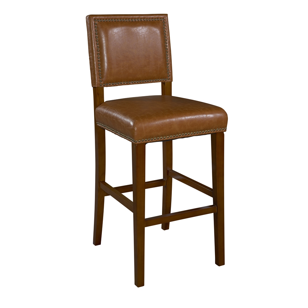Brook Bar Stool30 Caramel. Picture 1