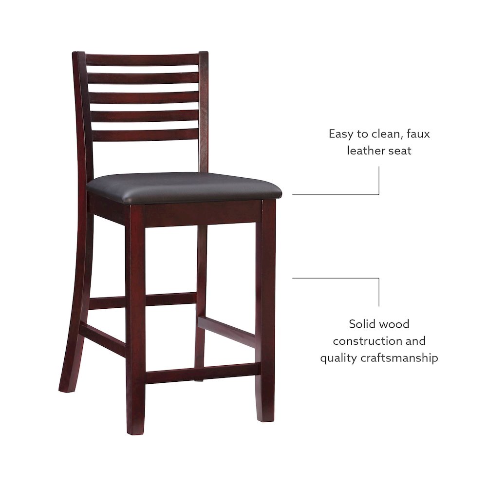 Triena 24 In Ladder Counter Stool. Picture 9