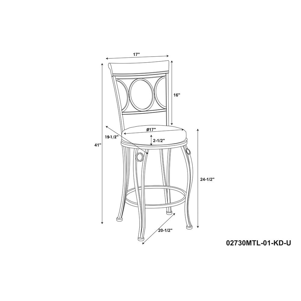 Circles Back Counter Stool 24. Picture 2
