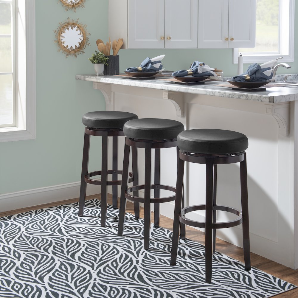 Maya Black 29 Inches Bar Stool. Picture 3