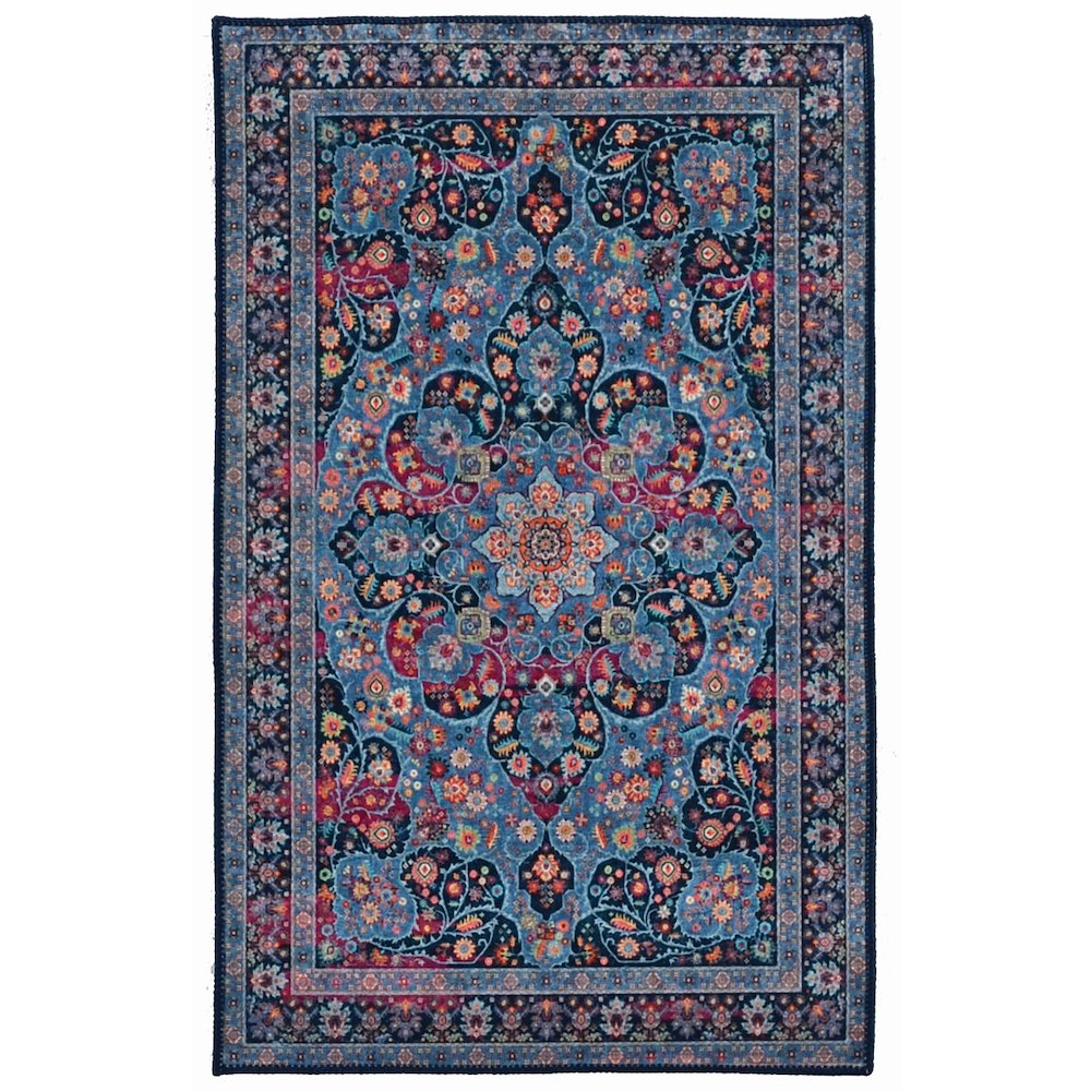 Emerald Grenier Navy & Blue 2.2x3.2, Rug. Picture 1