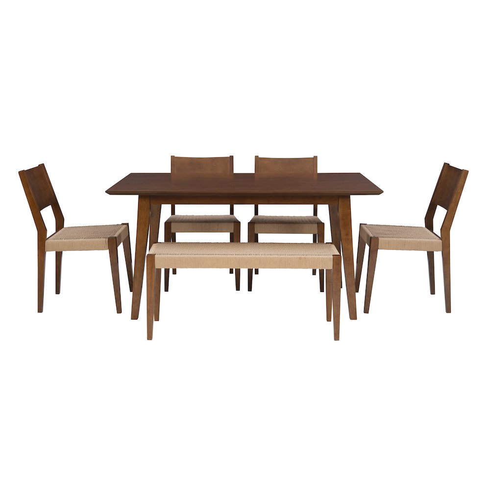 Cadence 6Pc Dining Set Brown. Picture 3