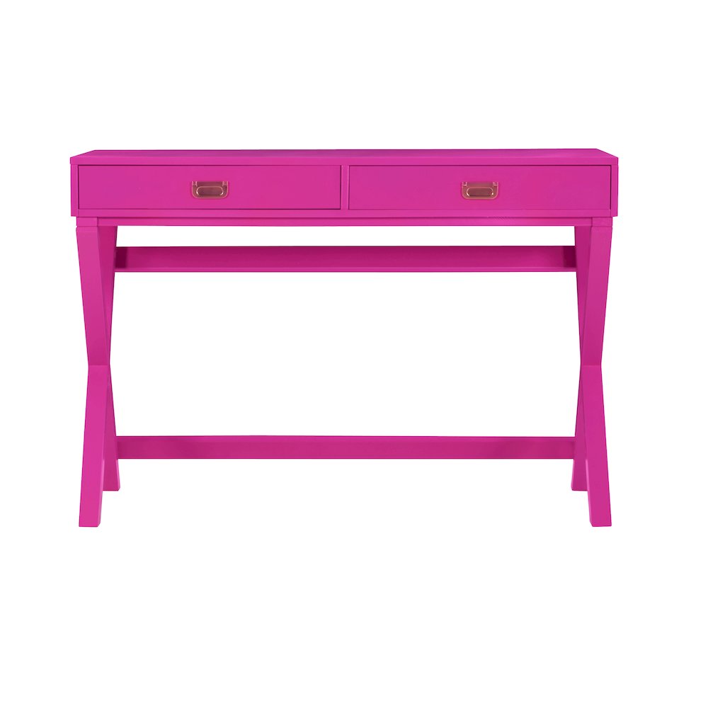 Peggy Raspberry Writing Desk. Picture 1