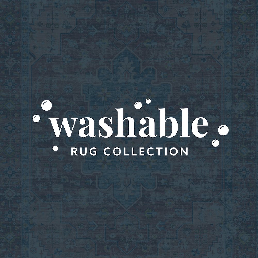 Washable Carter Rust/Ivory 2x3, Rug. Picture 7