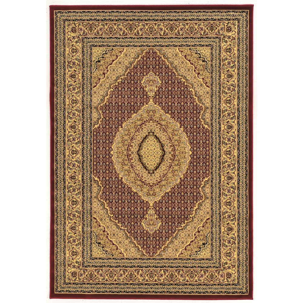 Persian Treasures Mahi Tabriz Red 9x12, Rug. Picture 1
