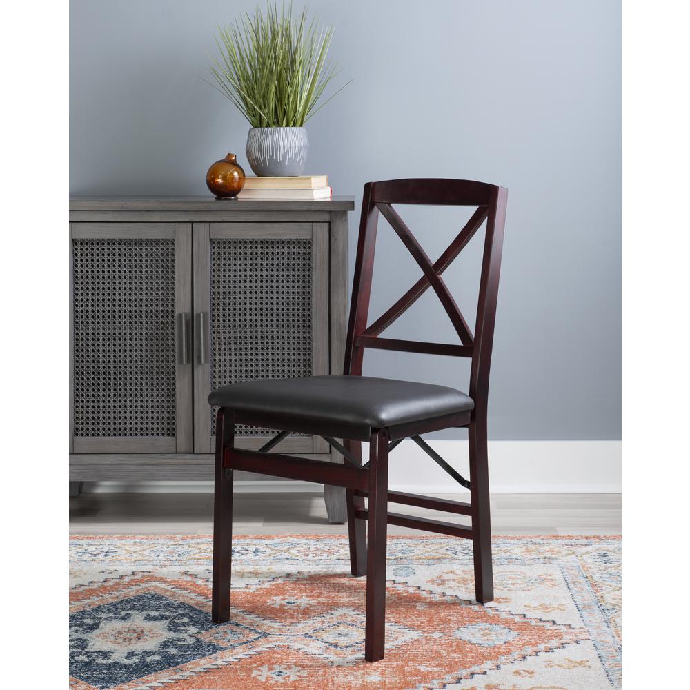 Triena 18 In X Back Folding Chair - Set Of Two. Picture 9