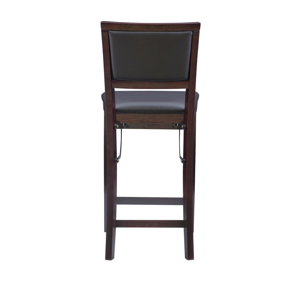 Triena 24 In Pad Back Folding Counter Stool. Picture 5