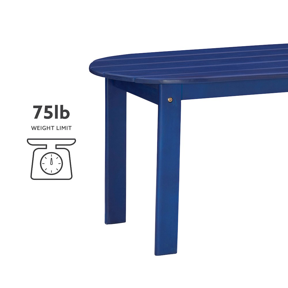 Adirondack Coffee Table Blue. Picture 8