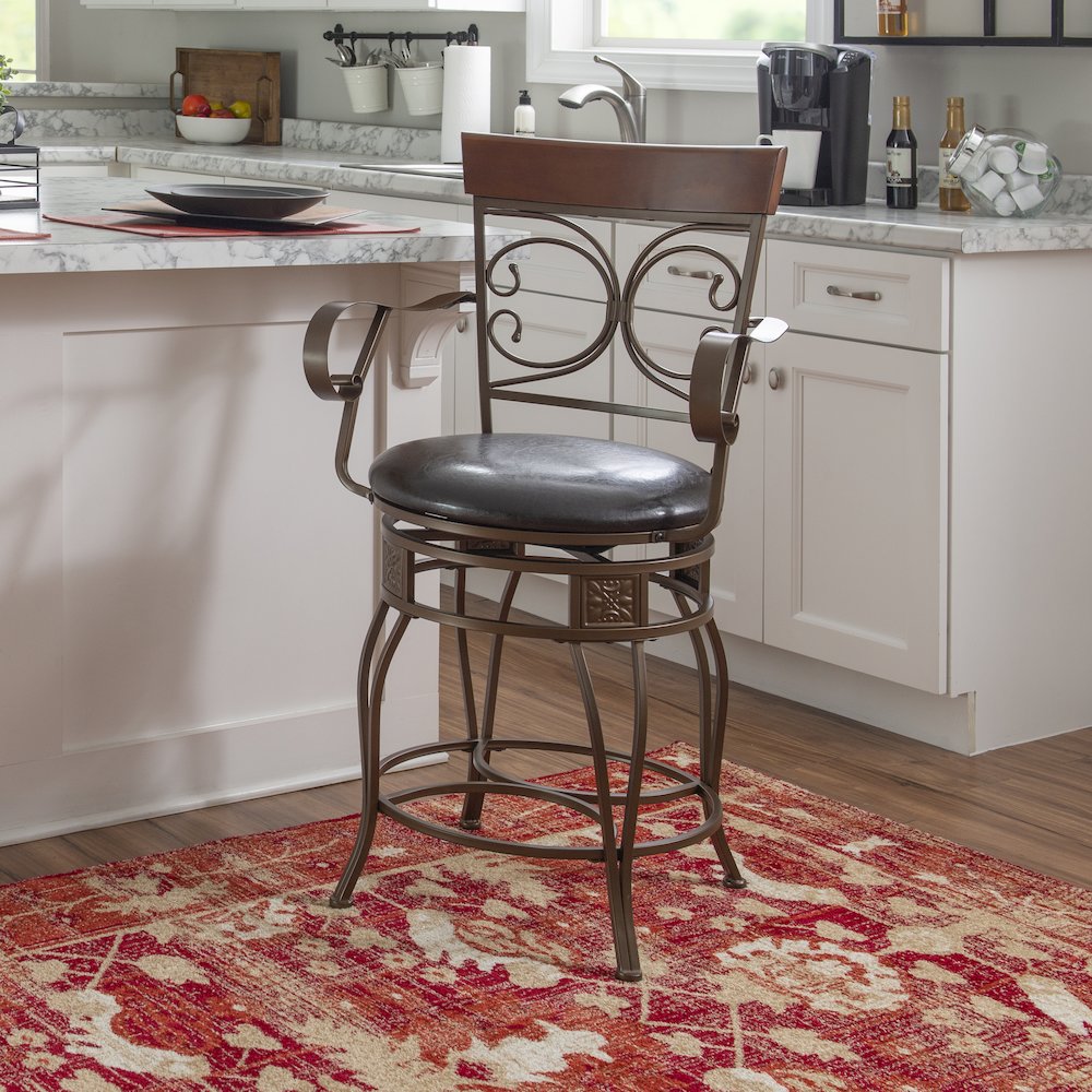 Beeson Big And Tall Counter Stool Arm. Picture 3