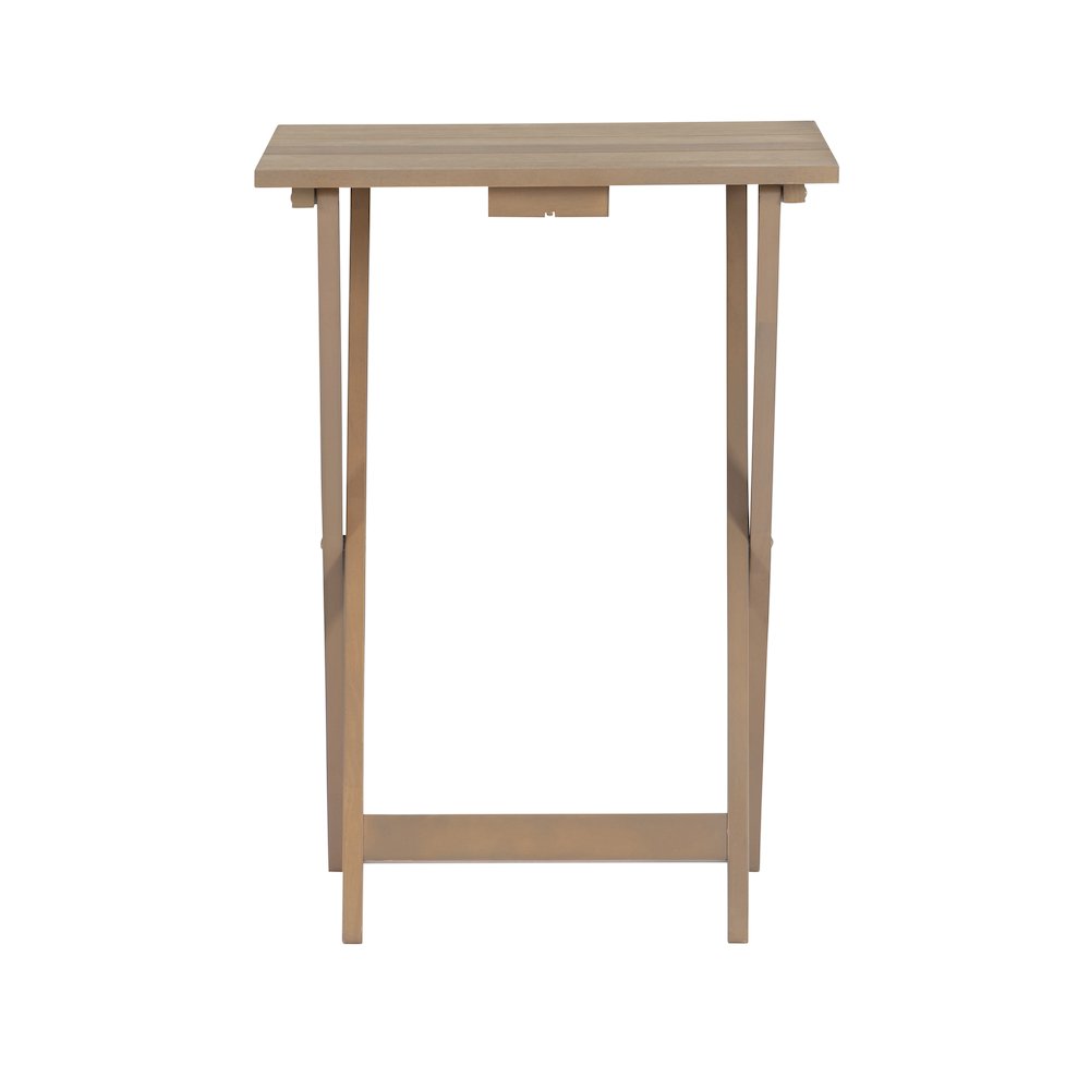 Driftwood Acacia Tray Table Set. Picture 11