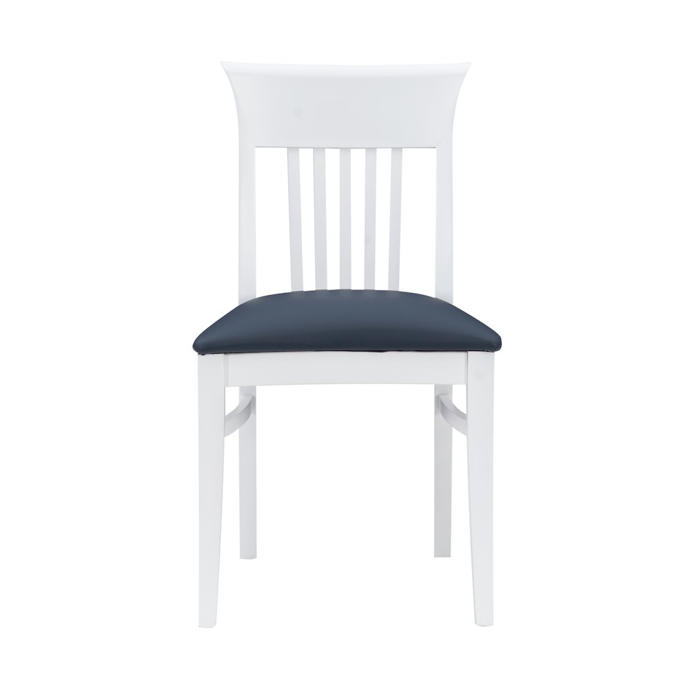 Jenny Upholstered  Chair White Set Of 2. Picture 2