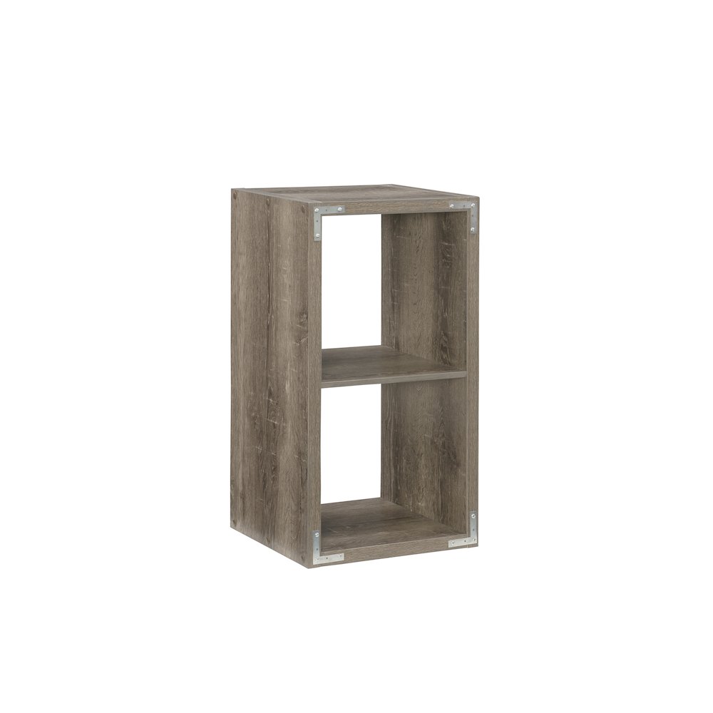 Galli 2 Cubby Storage Cabinet Grey. Picture 11