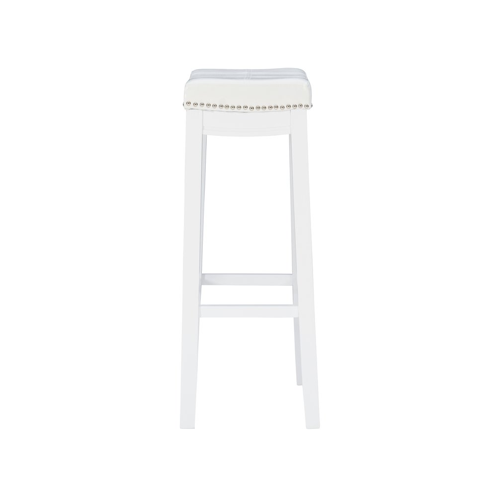 Claridge Barstool White. Picture 7