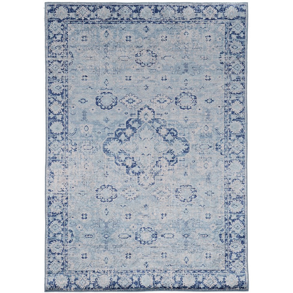 Emerald Canton Blue & Ivory 6.7x9.7, Rug. Picture 1