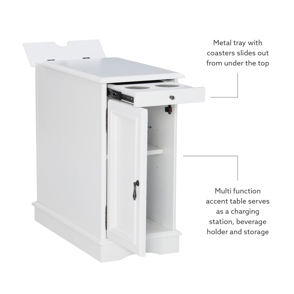 Butler White Accent Table. Picture 13