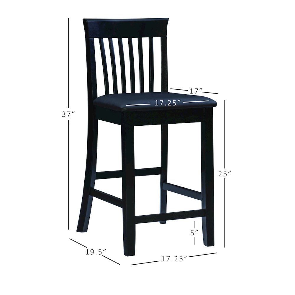 Torino 24 In Craftsman Counter Stool. Picture 14
