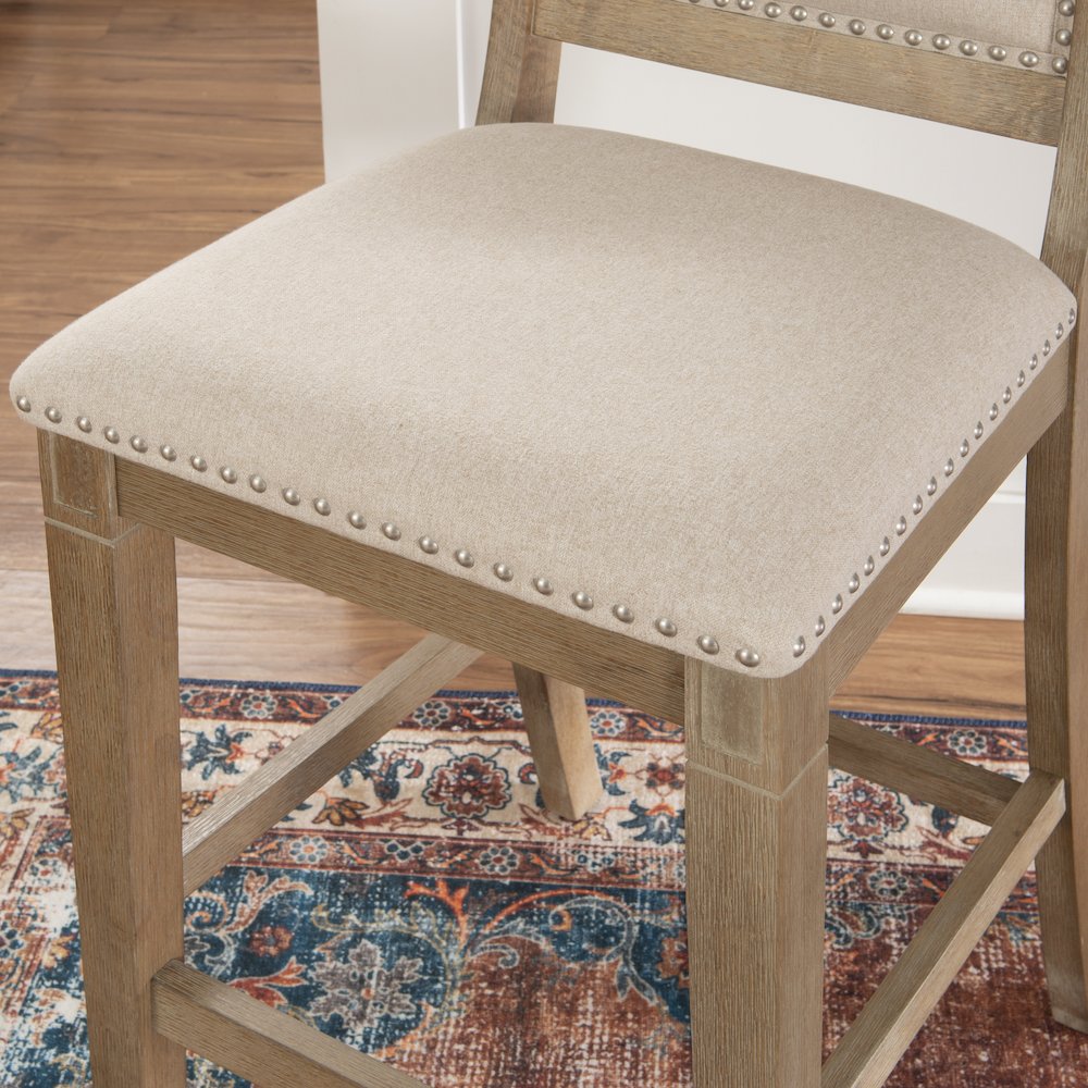 Emmy 26 In Natural Counter Stool. Picture 5