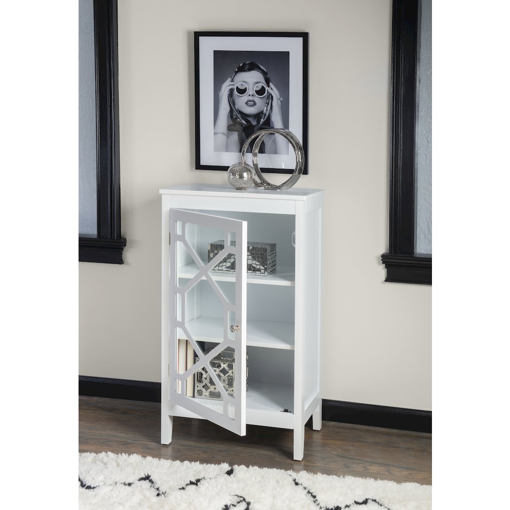 Fetti White Small Cabinet. Picture 4