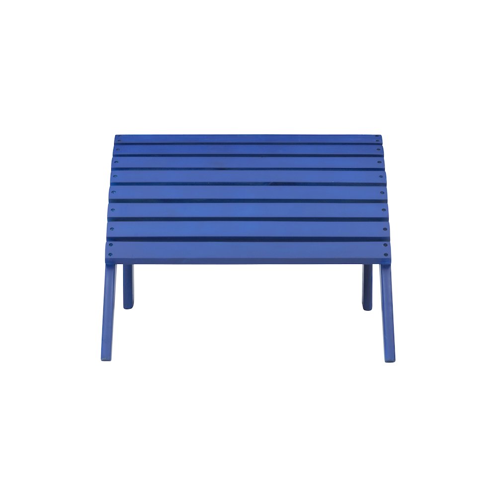 Adirondack Ottoman Blue. Picture 1