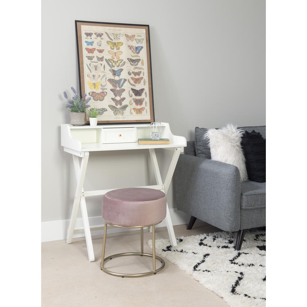 Coy White Folding Desk. Picture 9