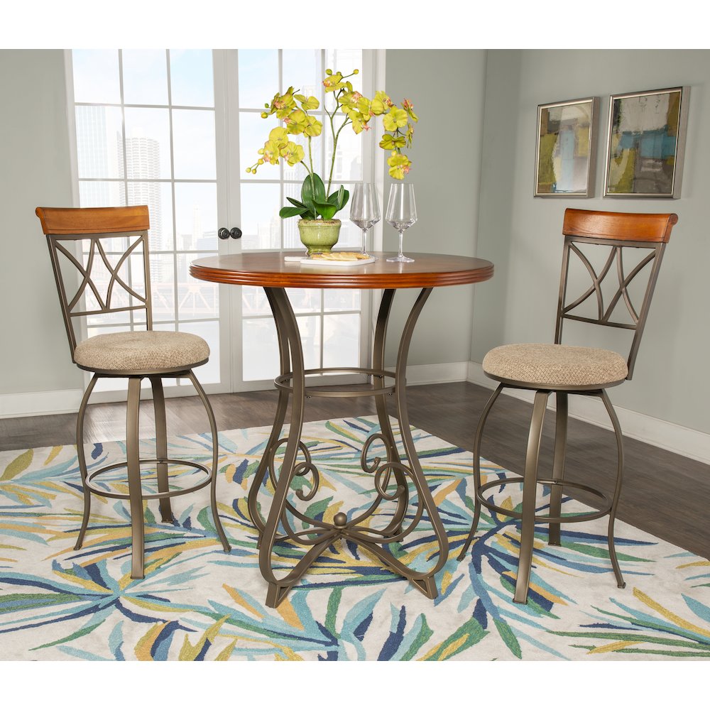 Hamilton 3pc Swivel Pub Set. Picture 2