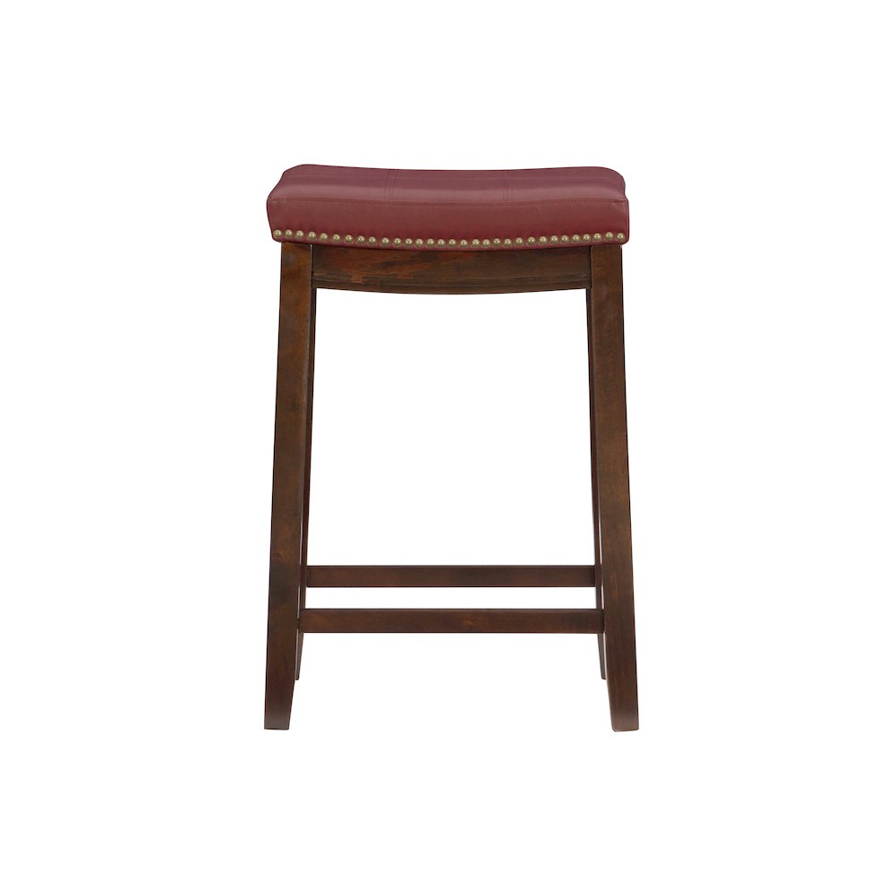 Claridge Red Counter Stool. Picture 2