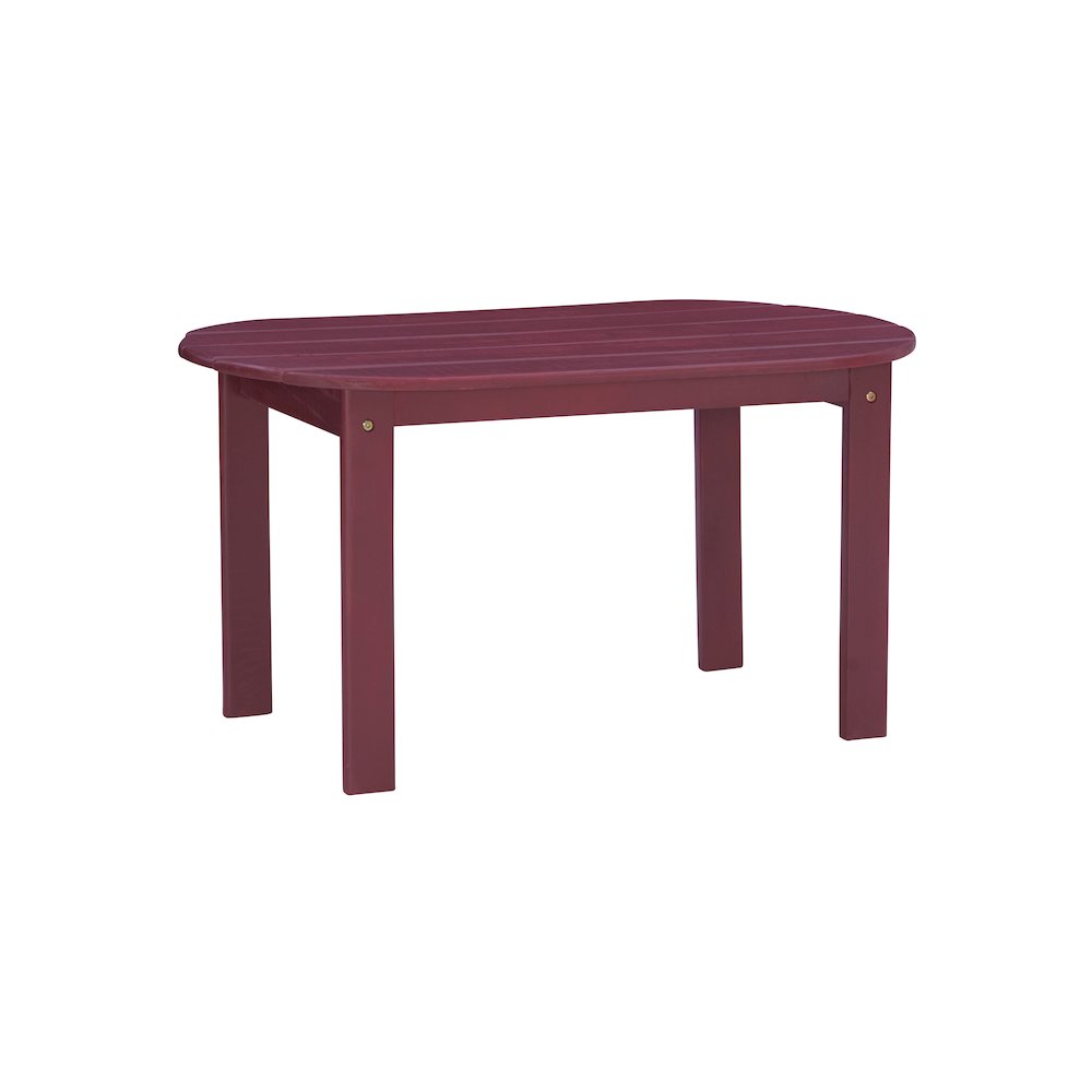Adirondack Red Coffee Table. Picture 5