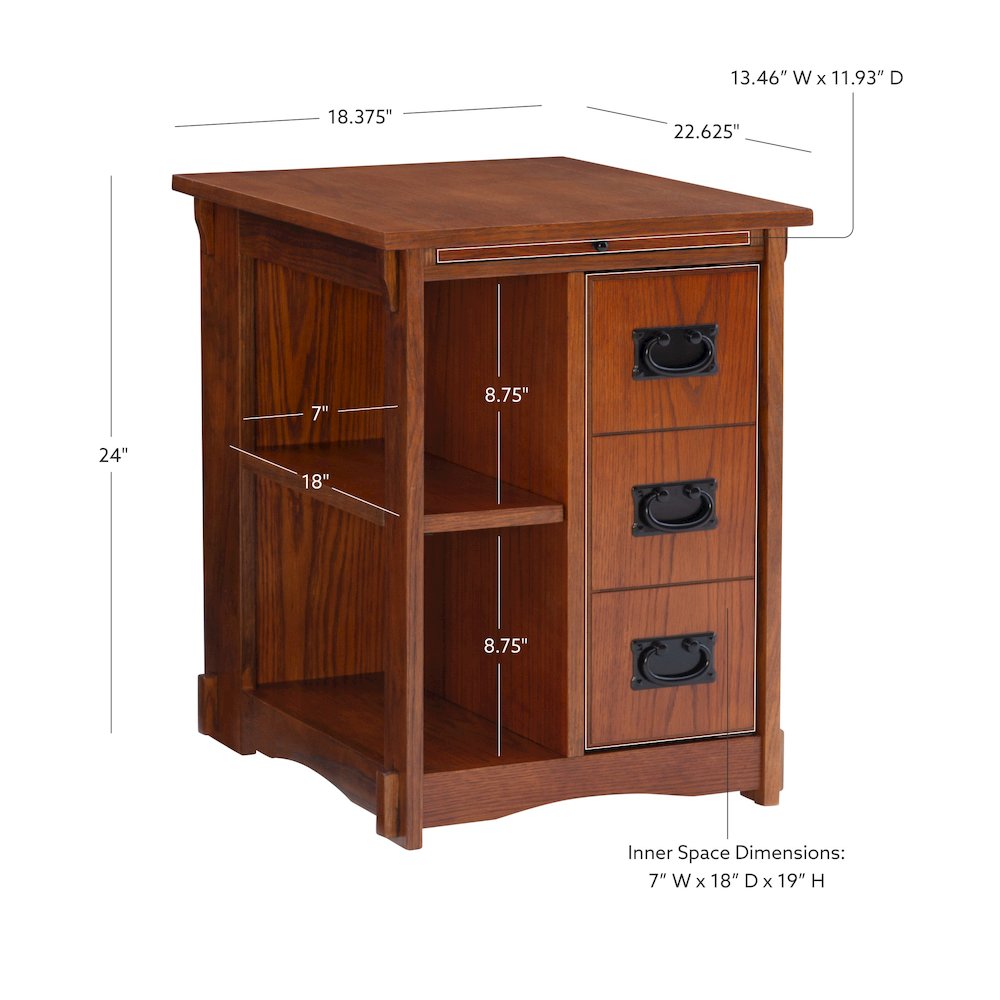 Mission Oak Cabinet Table. Picture 13
