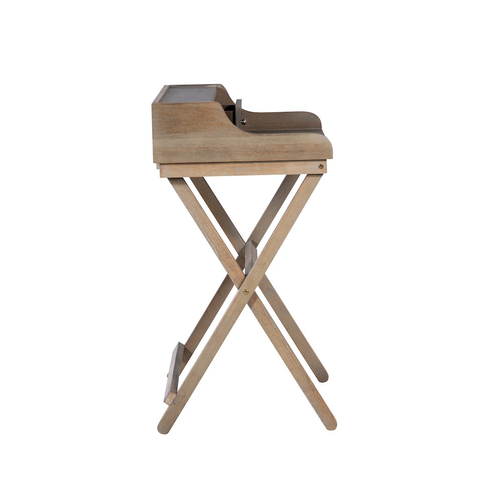 Coy Rustic Brown Folding Desk. Picture 8