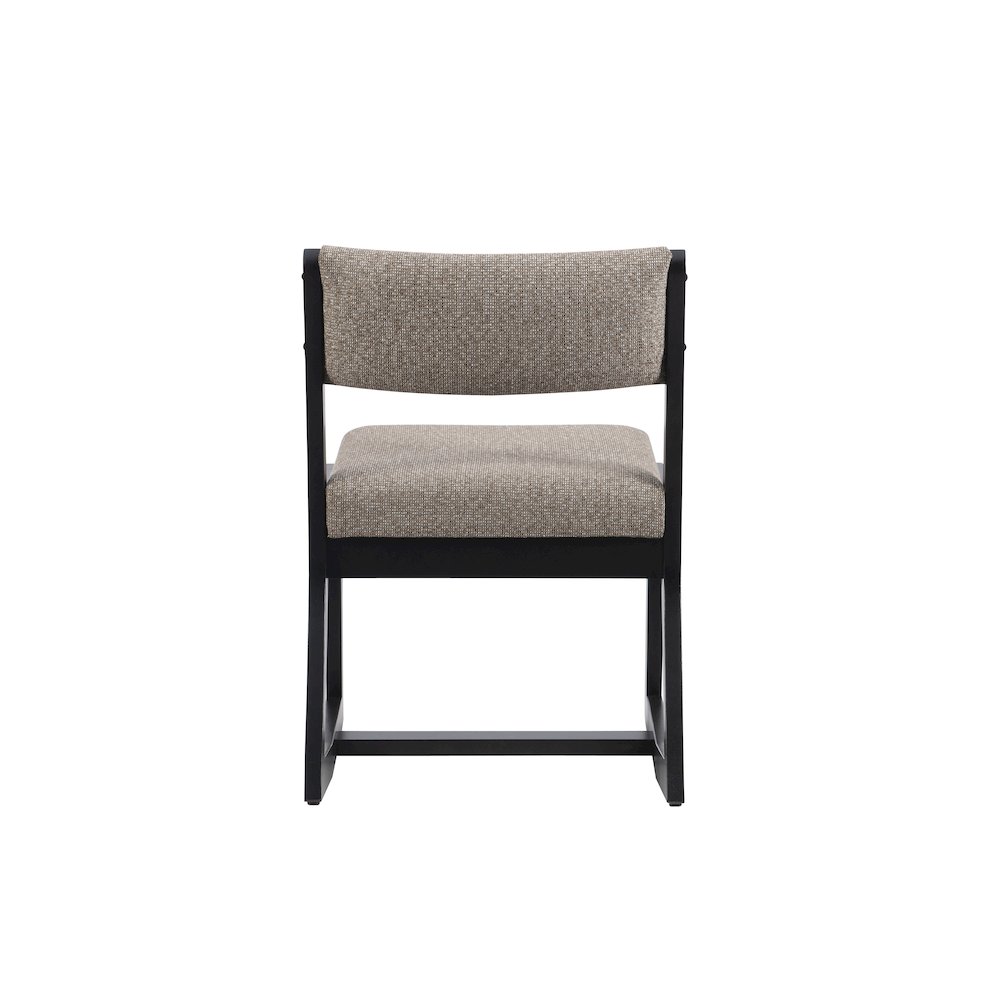 Callum 2 Position Sled Base Chair Black Stone. Picture 7
