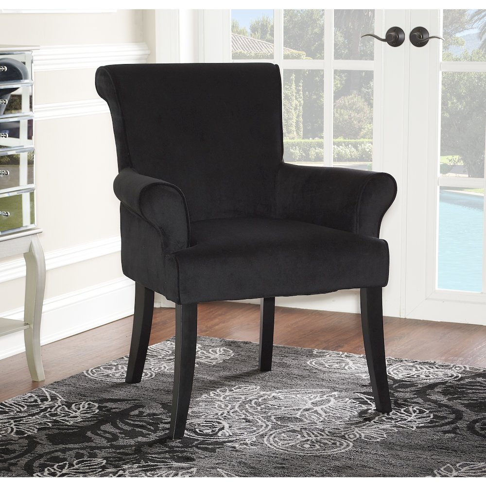 Milan Lana Grey & Black 5x7.6, Rug. Picture 1