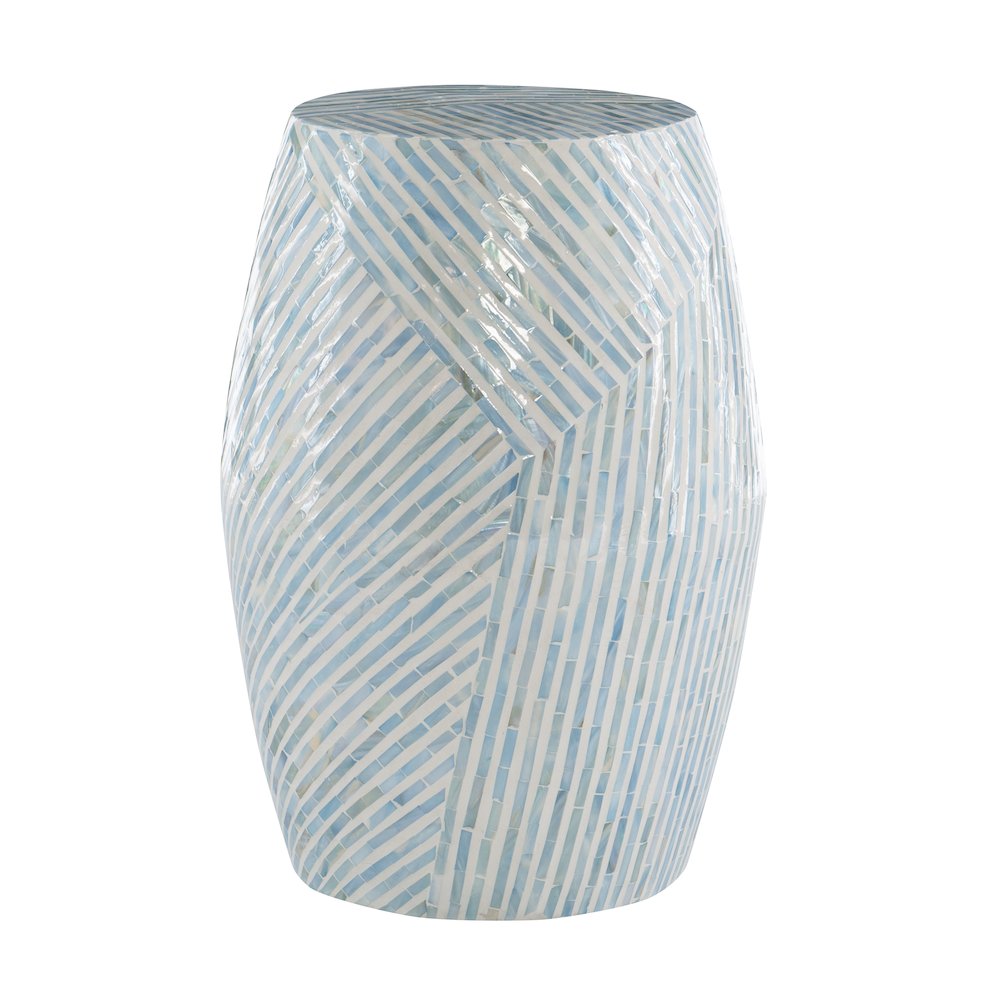 Prianna Mosaic Capiz  Drum Table. Picture 5