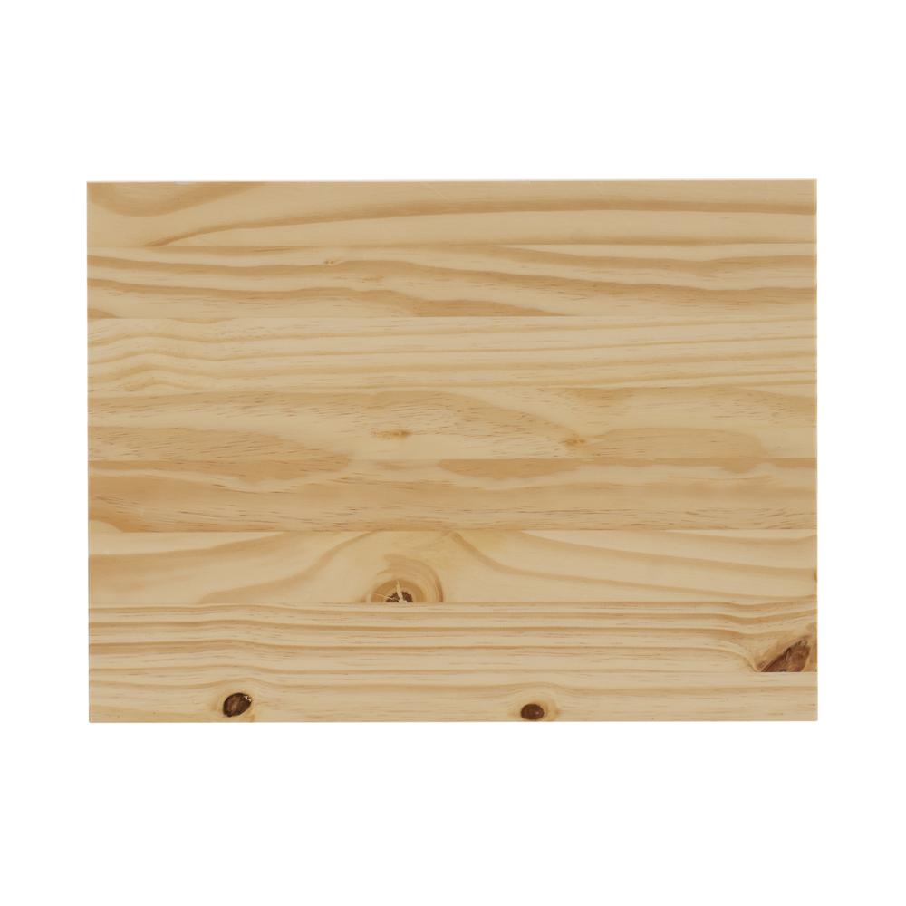 Cary Six Drawer Wide Roll Cart, Natural. Picture 5