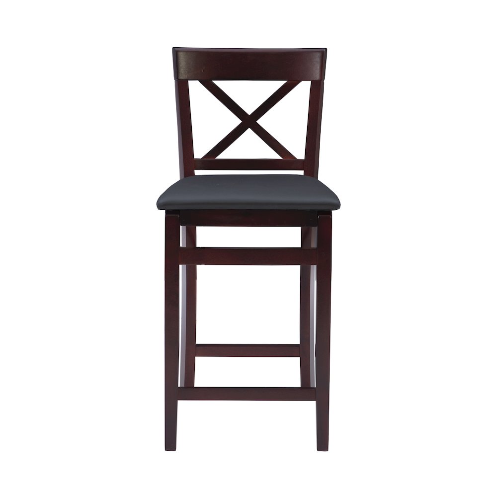 Triena 24 In X Back Folding Counter Stool. Picture 2