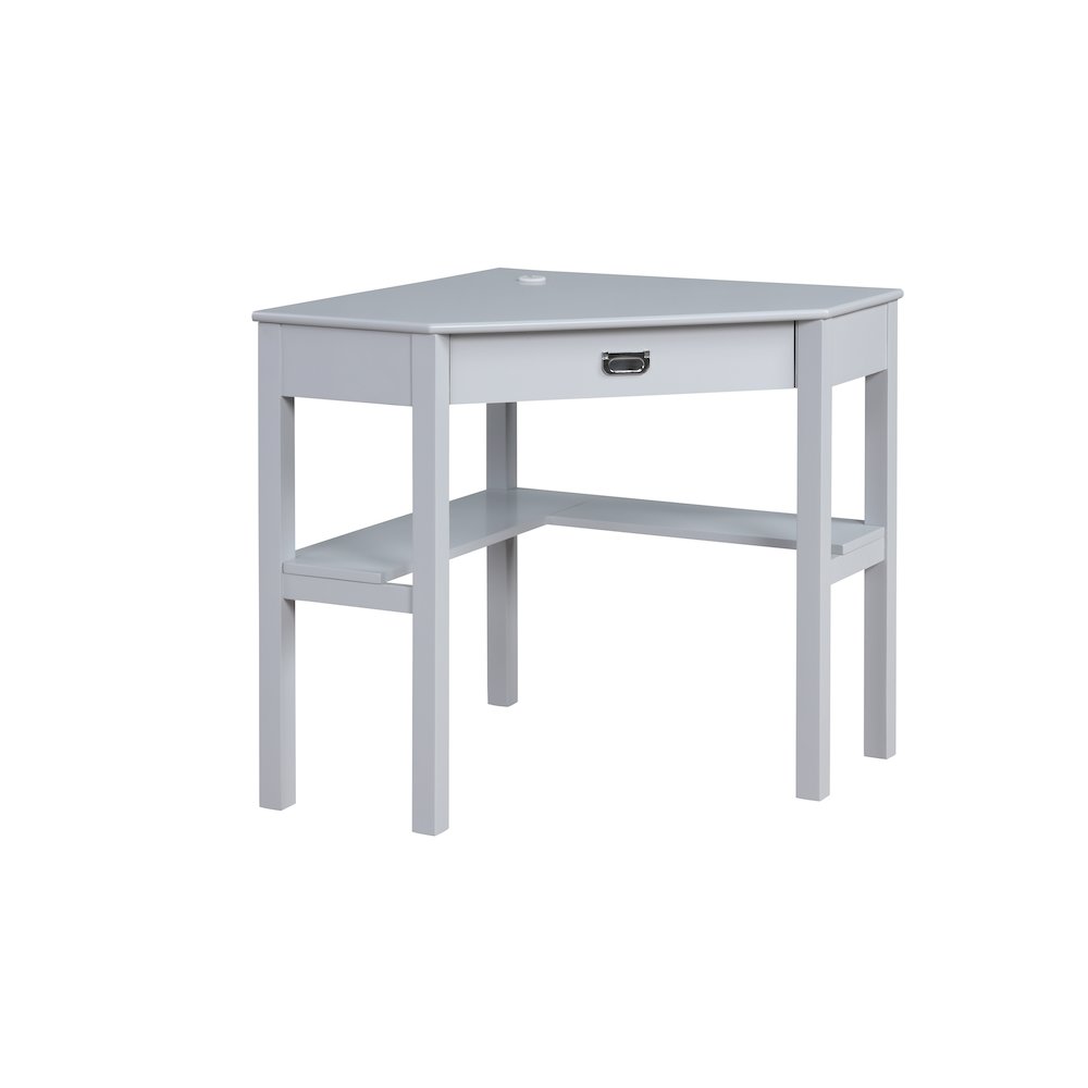 Peggy Corner Desk Gray. Picture 6