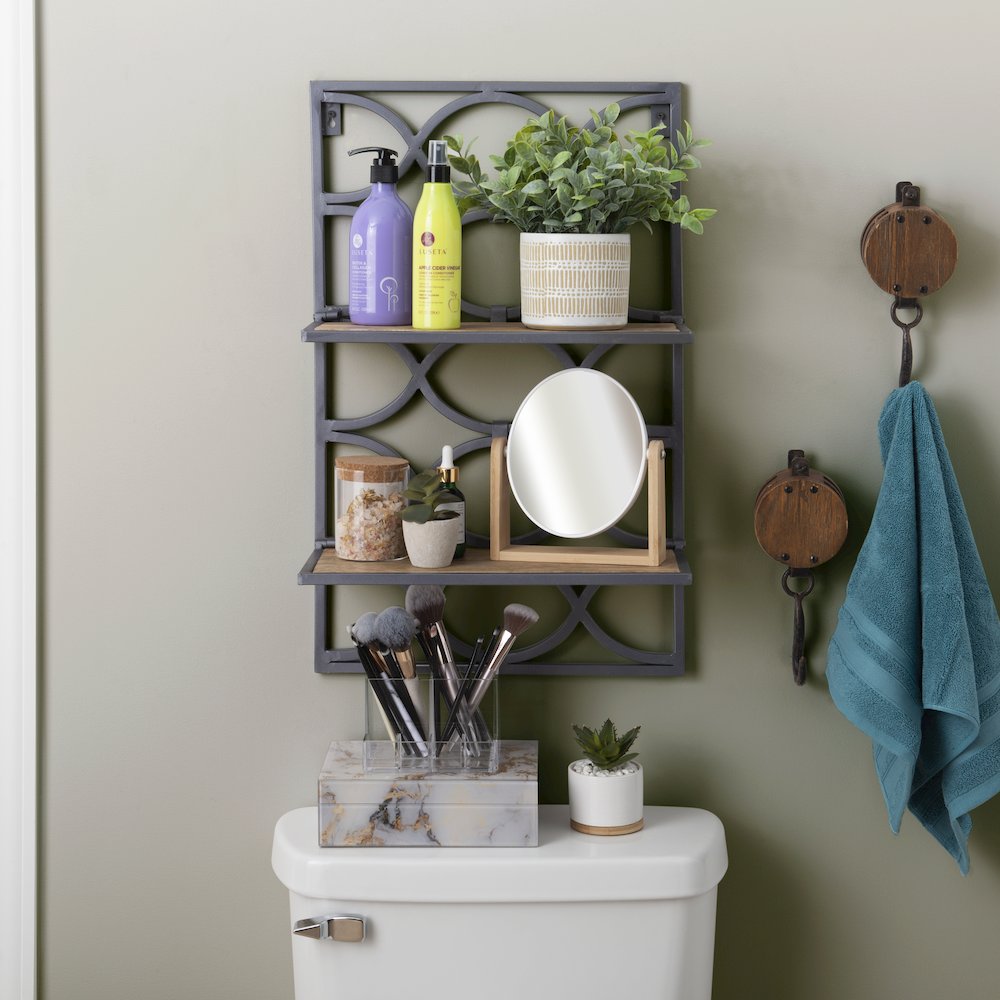 Willem Wall Shelves Nickel. Picture 2