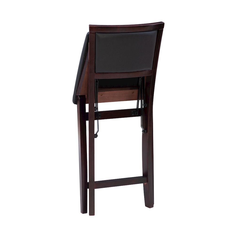 Triena 24 In Pad Back Folding Counter Stool. Picture 11