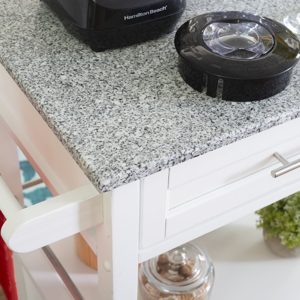 Mitchell Kitchen Cart With Granite Top. Picture 6