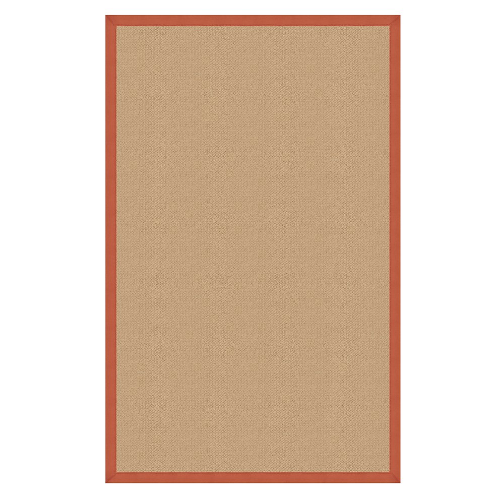Athena Sisal & Burnt Orange 4x6, Rug. Picture 2