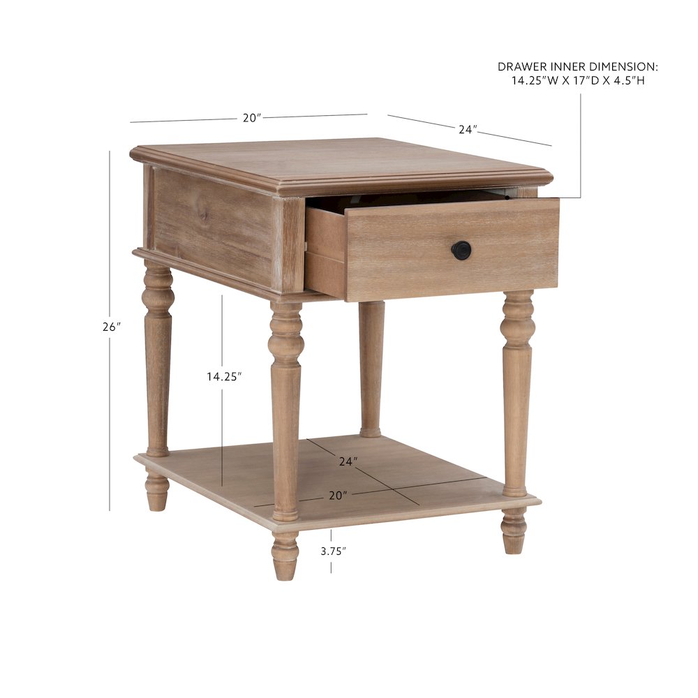 McGhie Side Table Natural. Picture 11