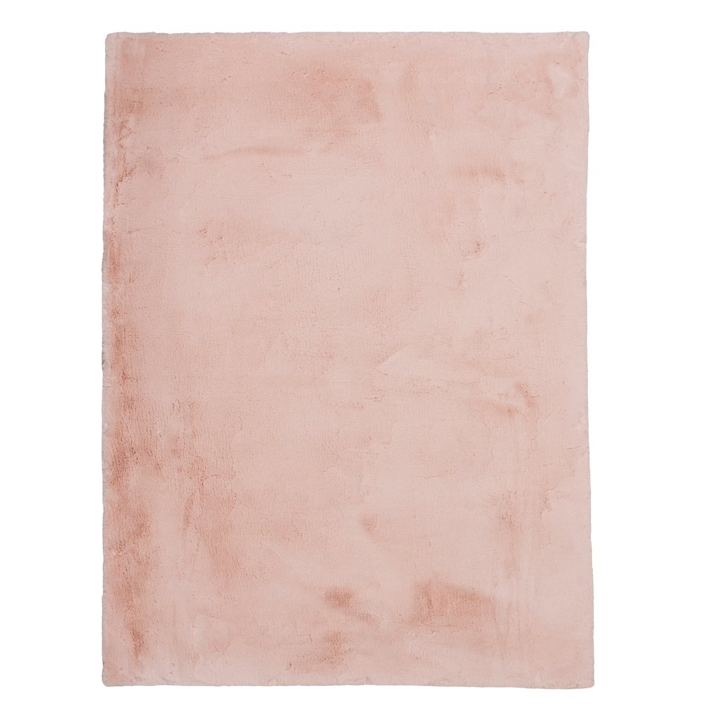 Maven Faux Rabbit Pink 3x5, Rug. Picture 1
