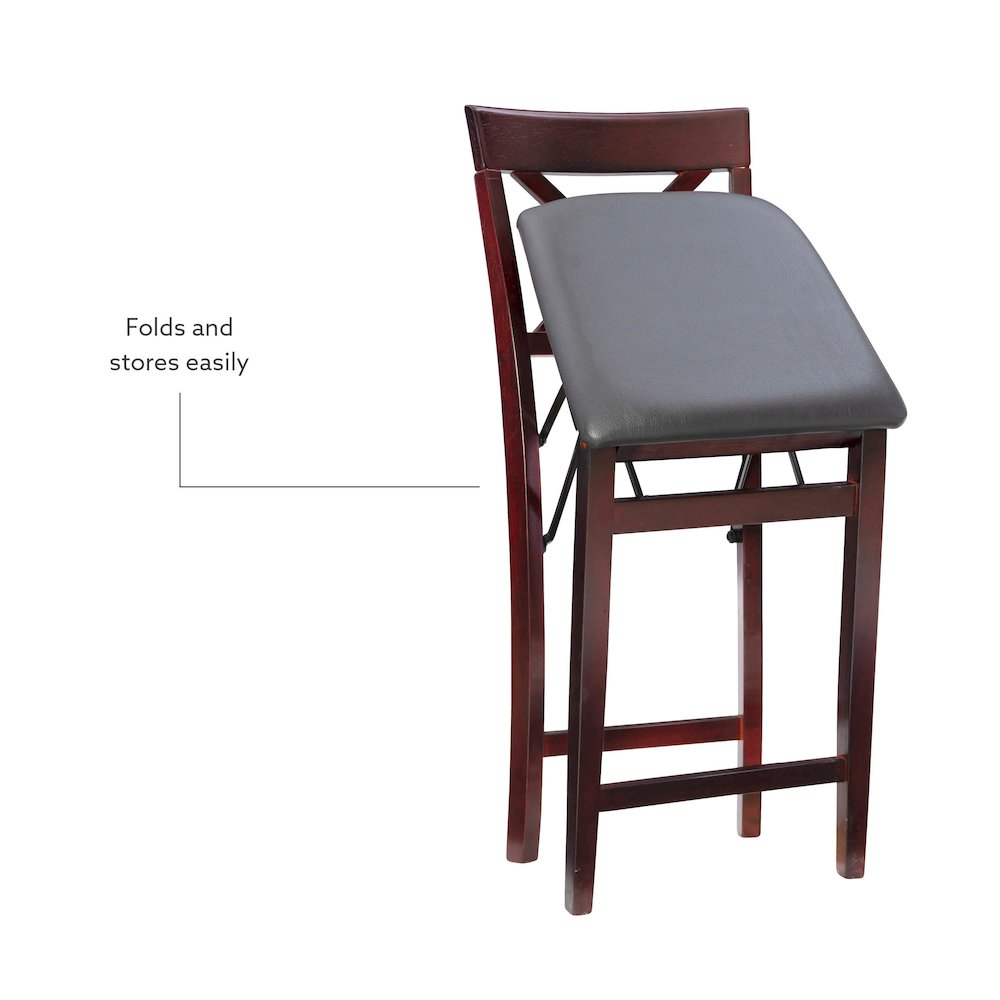 Triena 24 In X Back Folding Counter Stool. Picture 13